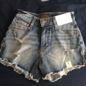 Jean shorts high rise shortie